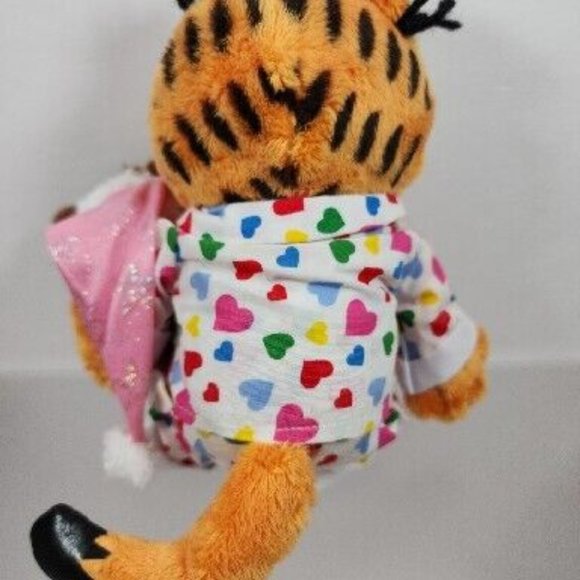 Vintage 10" TY Beanie Baby GOODNIGHT GARFIELD with Pooky Plush Tag Valentine - Picture 10 of 15